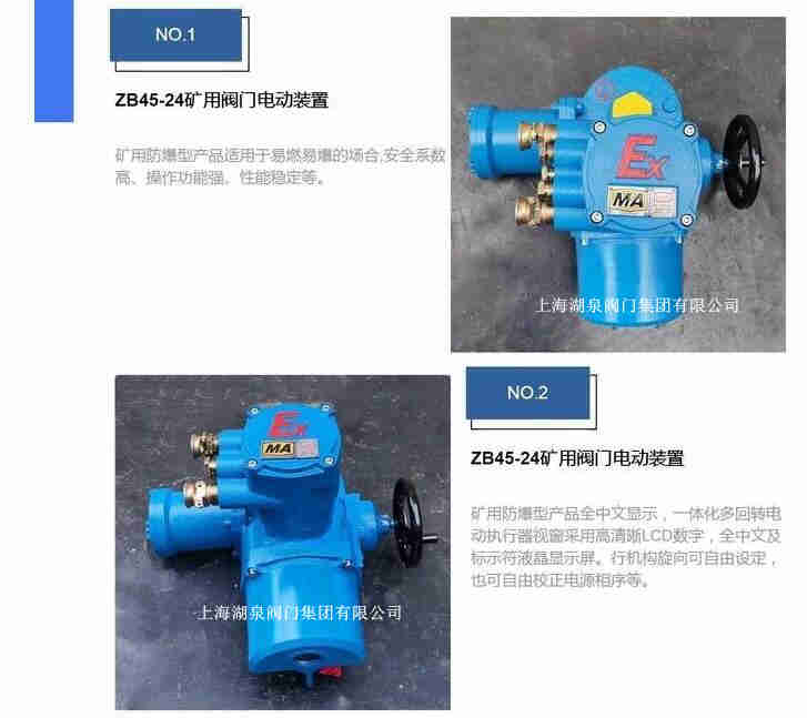 防爆型閥門電動裝置說明書，技術條件